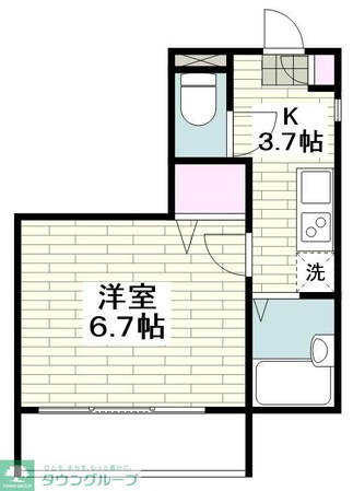 ヘーベル南蒲田の物件間取画像